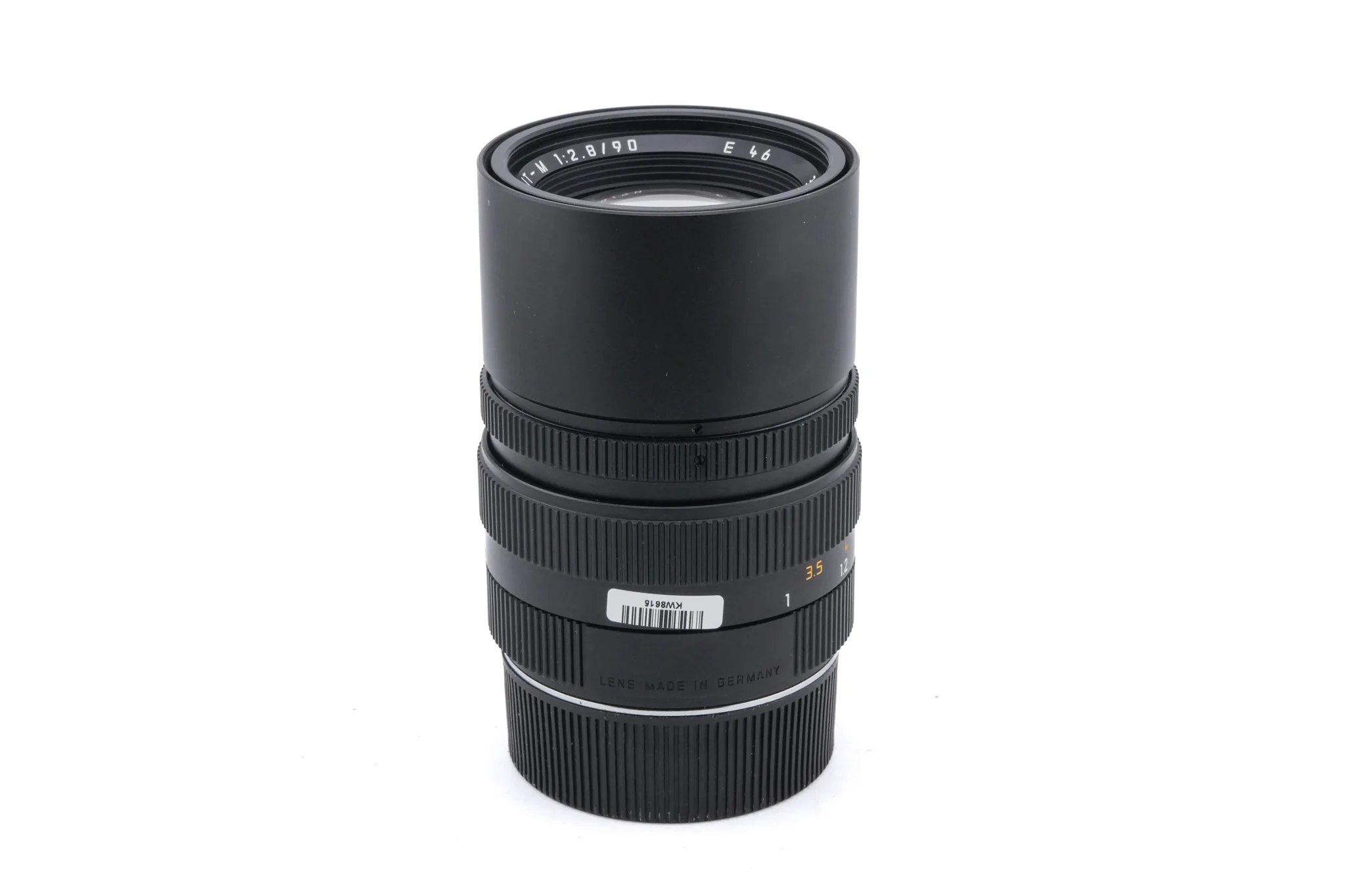 Leica 90mm f2.8 Elmarit-M (Black, 11807) - Image 3