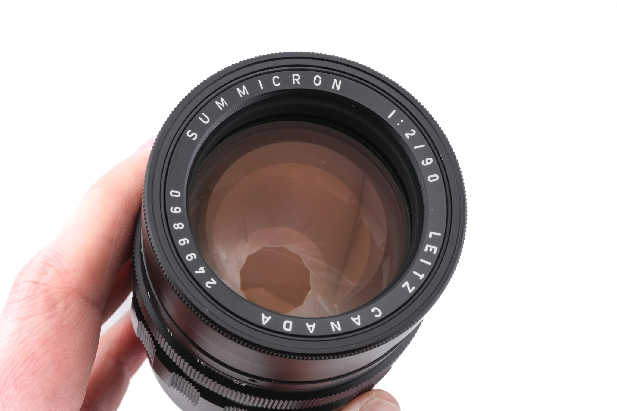Leica 90mm f2 Summicron (Type II) (Black, SEOOM / 11122) - Image 5