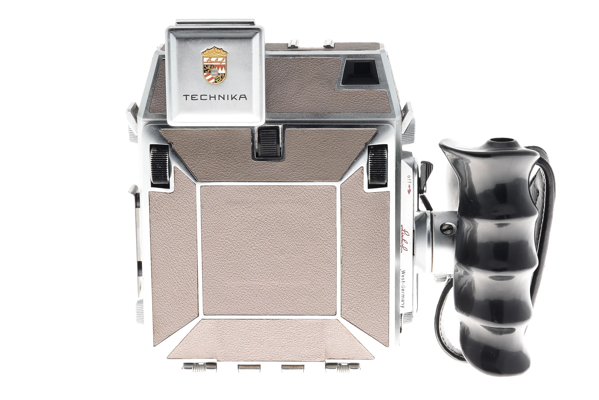 Linhof Super Technika IV 6x9 + 105mm f3.5 Xenar + Left Hand Grip For Super Technika - Image 3