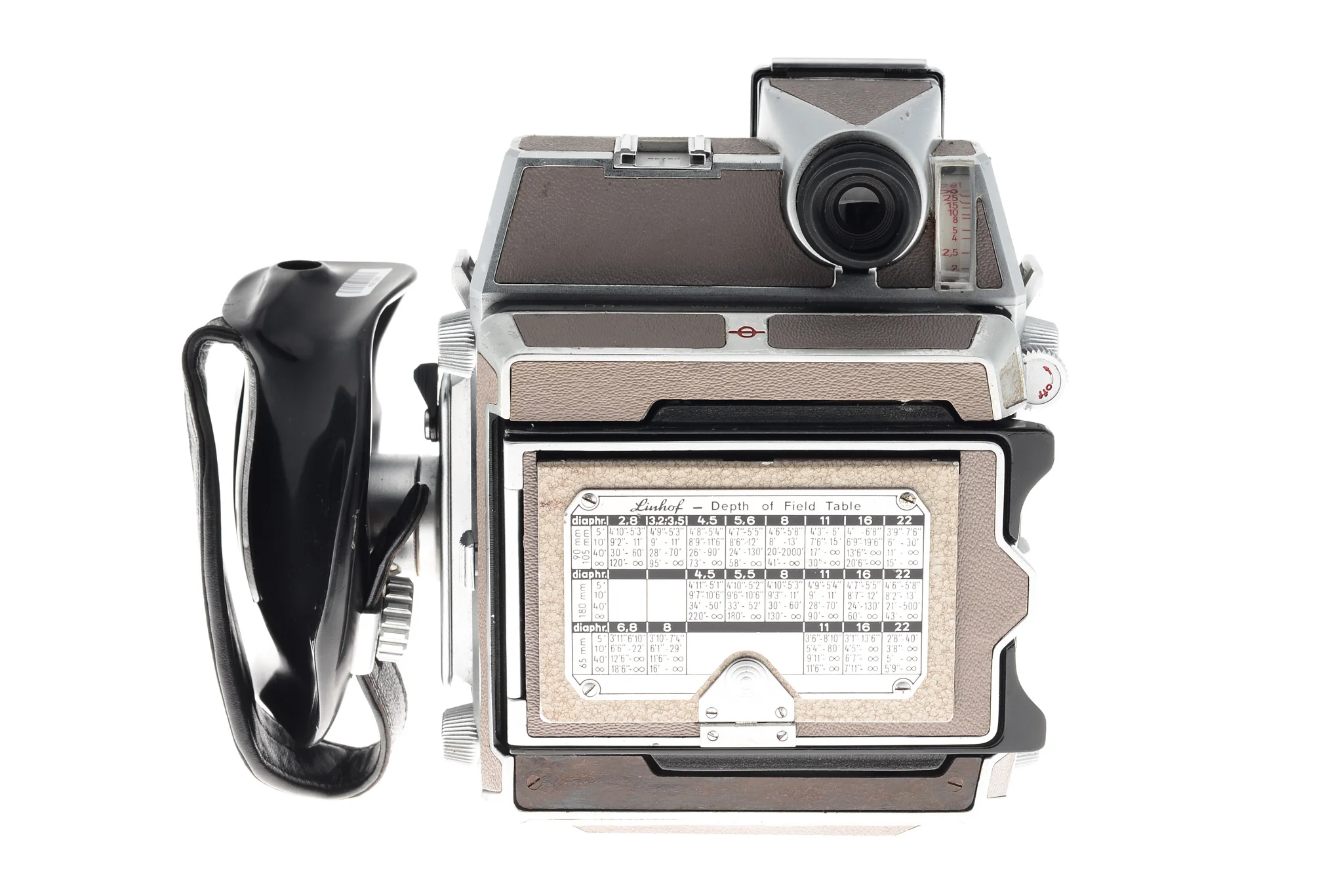 Linhof Super Technika IV 6x9 + 105mm f3.5 Xenar + Left Hand Grip For Super Technika - Image 5