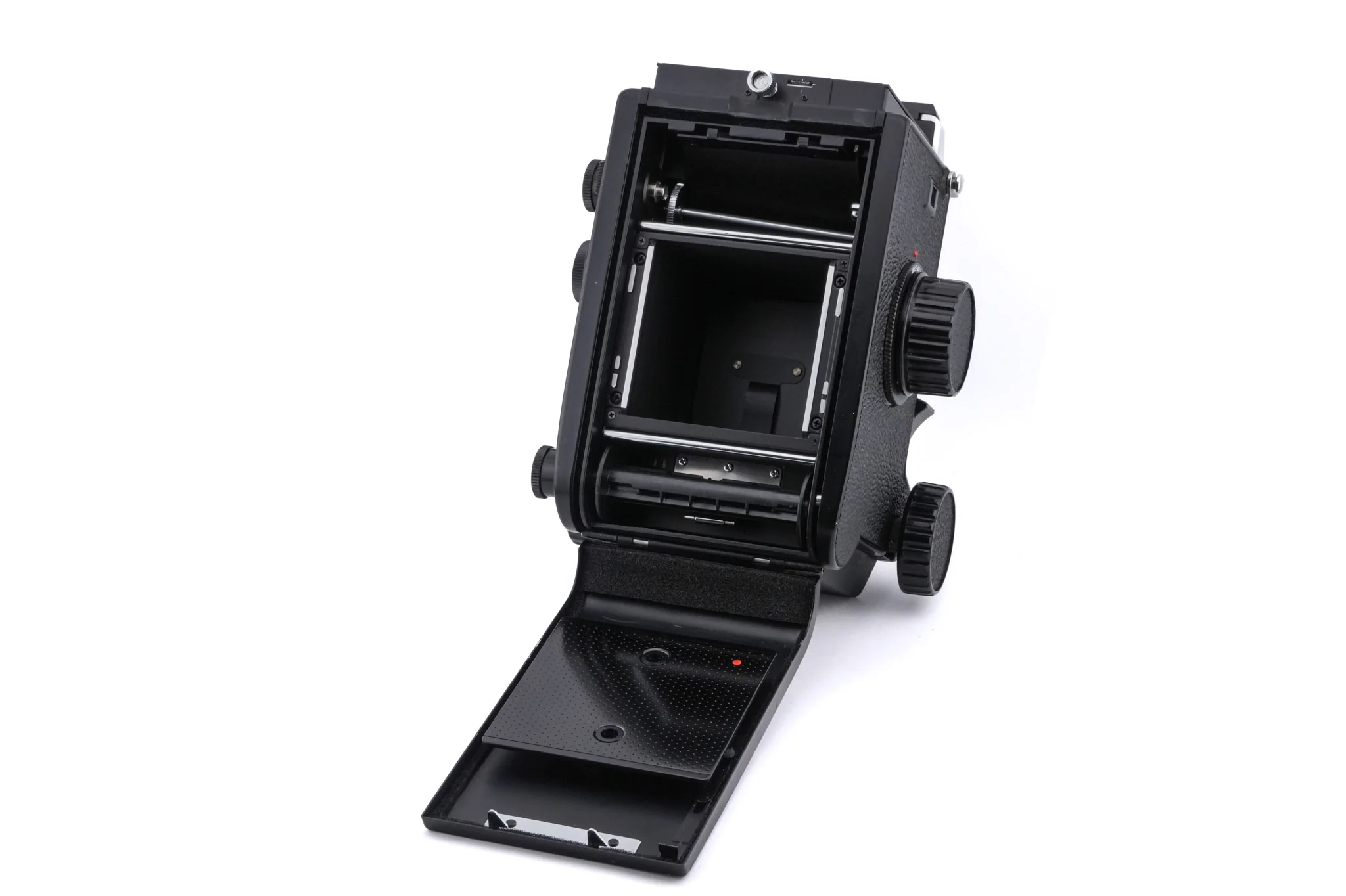 Mamiya C220 F + Waist Level Finder (New Version) + 80mm f2.8 Sekor (Blue Dot) - Image 9