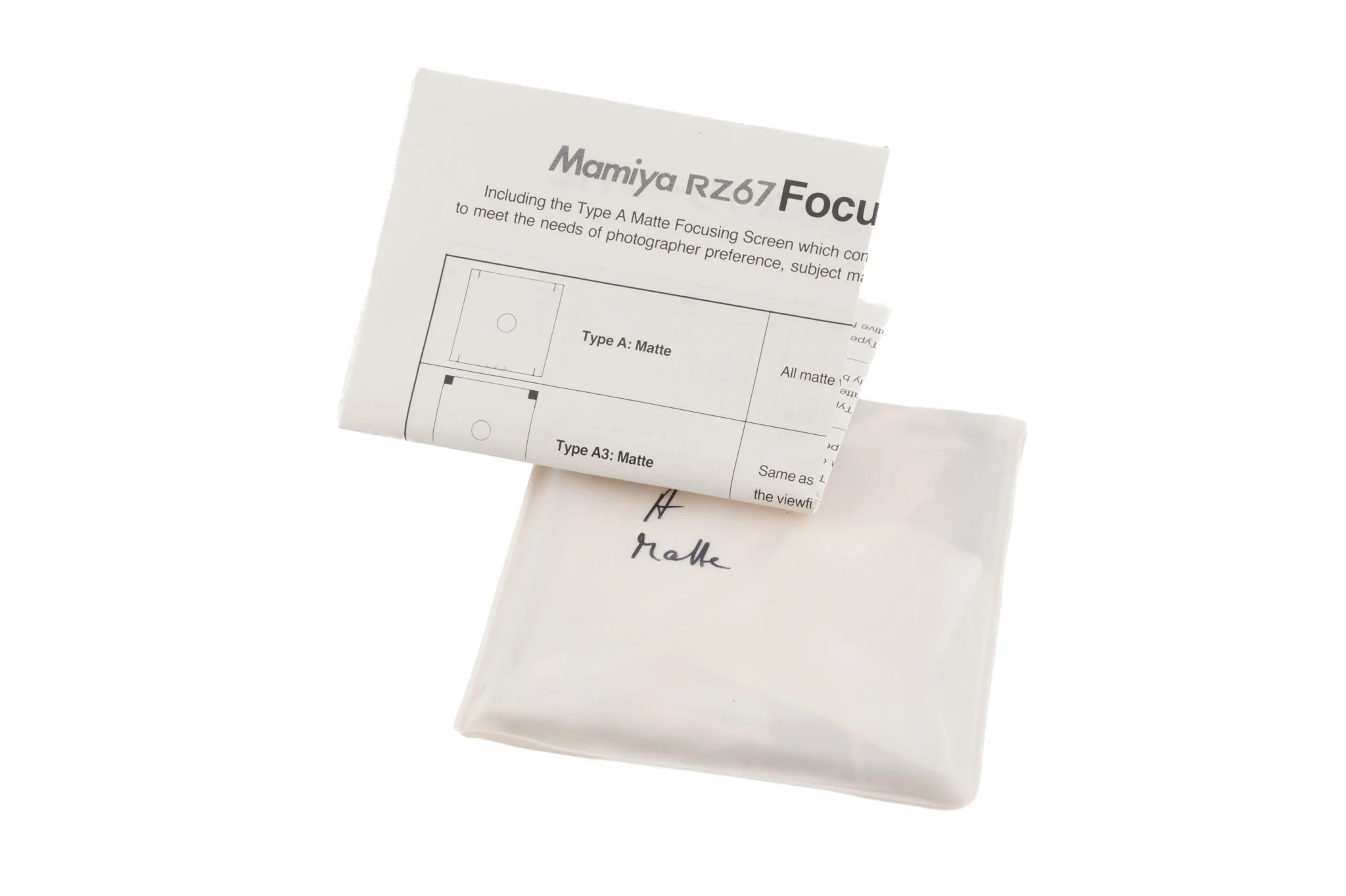 Mamiya RZ67 Focusing Screen Type A - Image 4