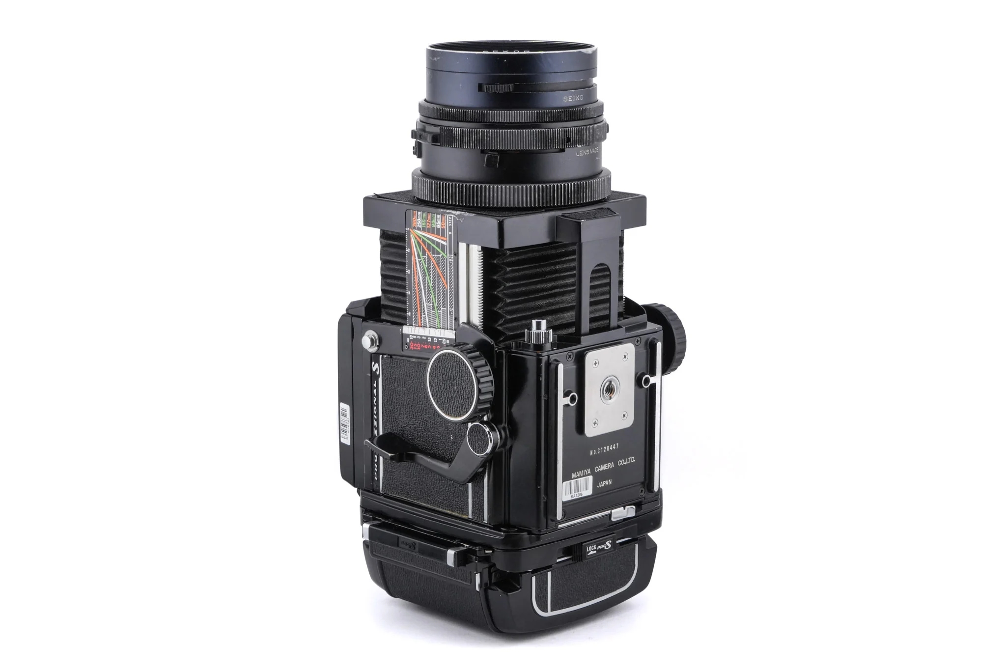 Mamiya RB67 Pro-S + Waist Level Finder + 90mm f3.8 Sekor C + 120 6x7 Pro-S Roll Film Holder - Image 6
