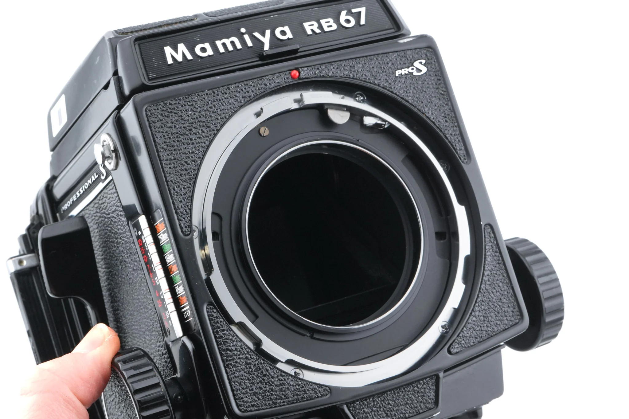 Mamiya RB67 Pro-S + Waist Level Finder + 120 6x7 Pro Roll Film Holder + 127mm f3.8 Sekor C - Image 10