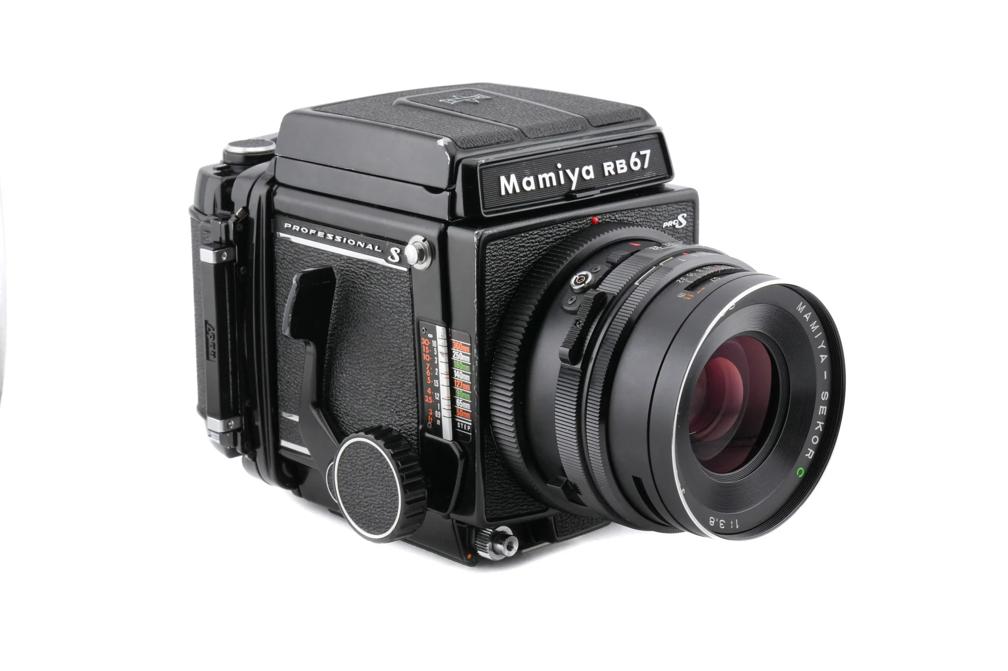 Mamiya RB67 Pro-S + Waist Level Finder + 120 6x7 Pro-S Roll Film Holder + 90mm f3.8 Sekor C - Image 4