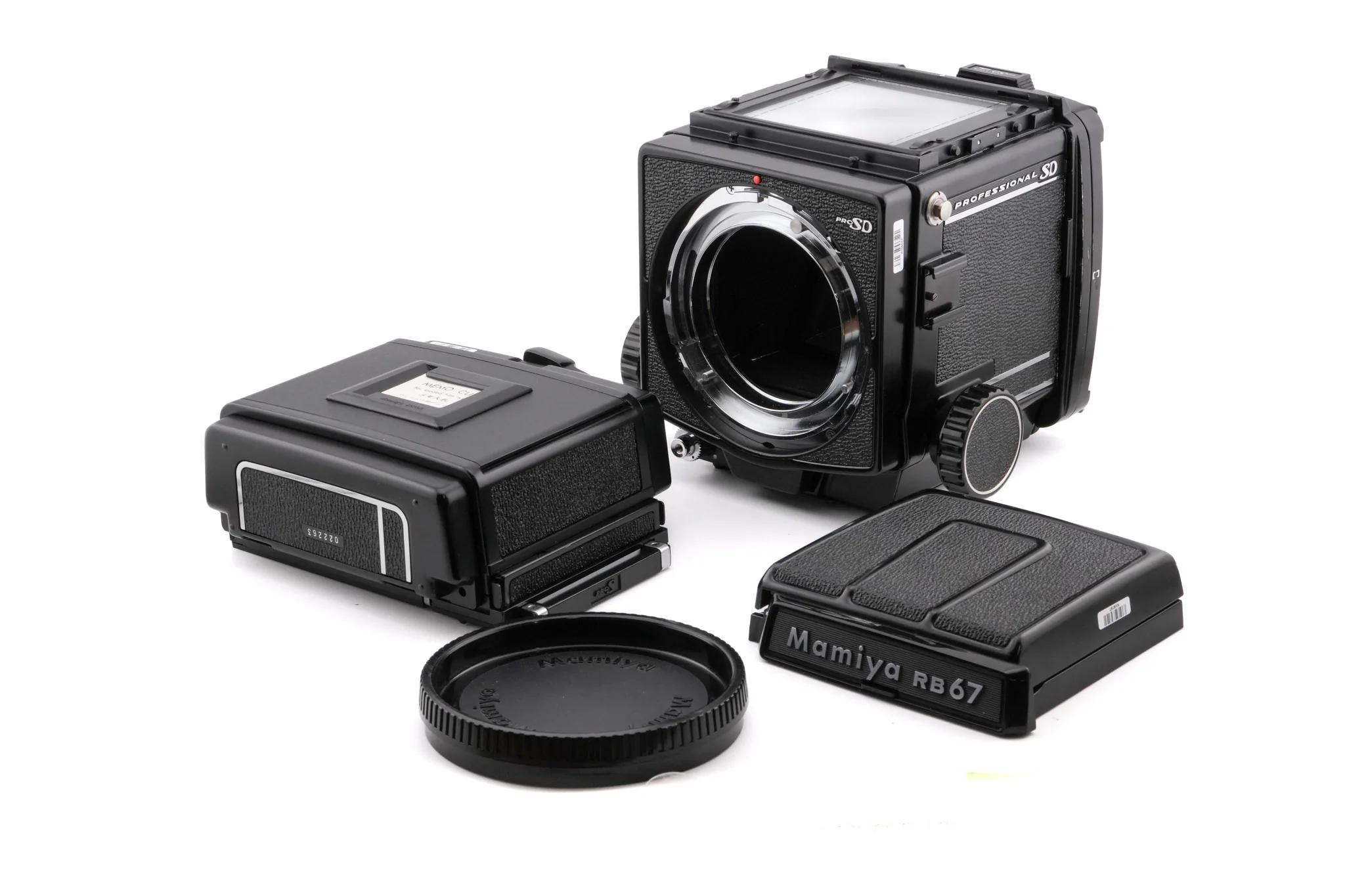 Mamiya RB67 Pro SD + Waist Level Finder + 120 6x7 Pro-SD Roll Film Holder - Image 10