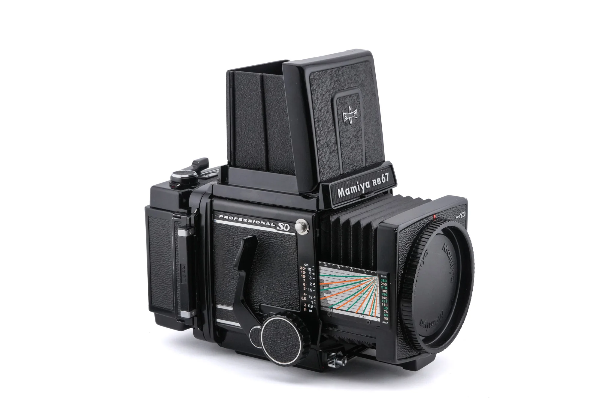 Mamiya RB67 Pro SD + Waist Level Finder + 120 6x7 Pro-SD Roll Film Holder - Image 2