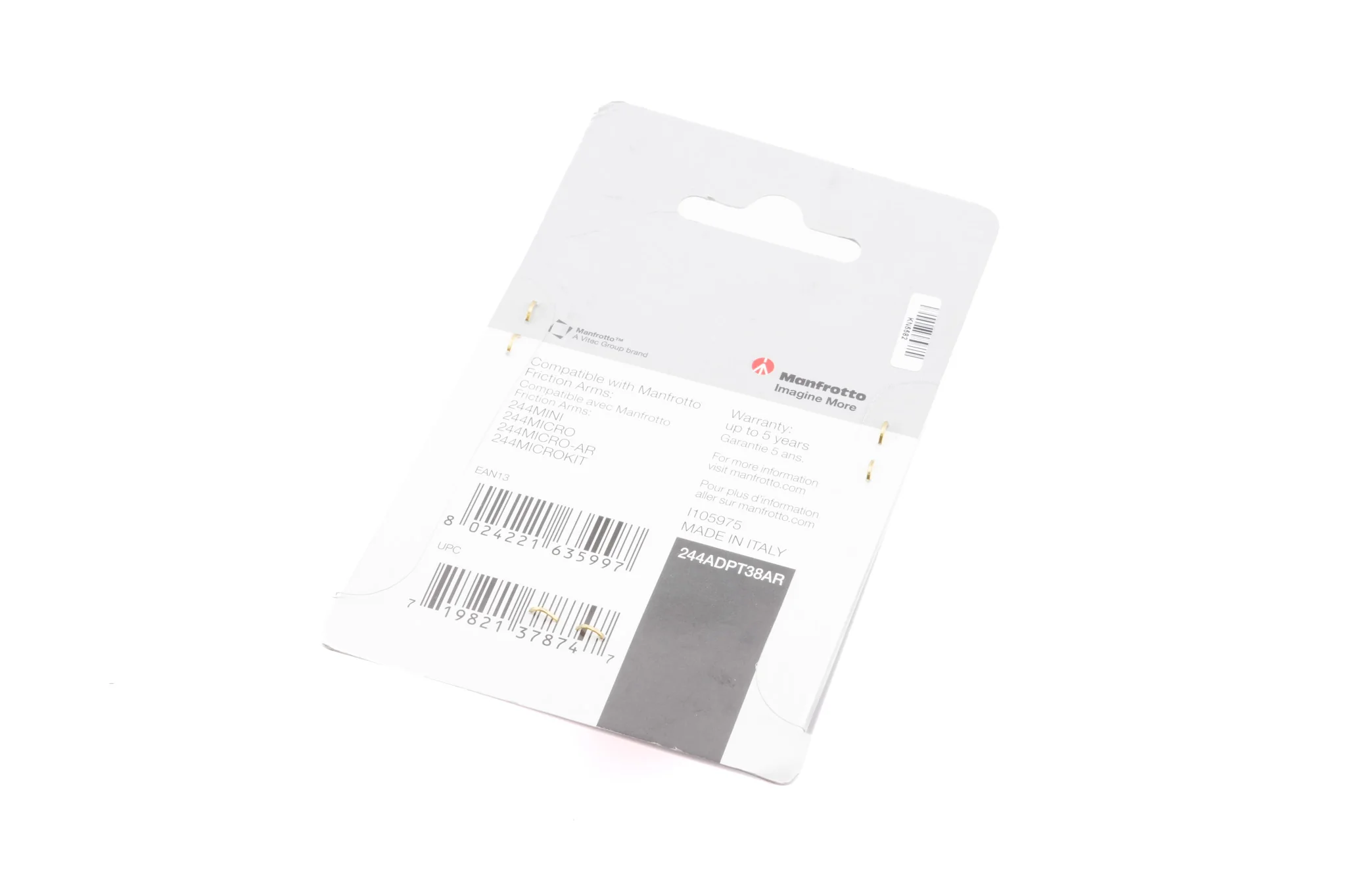Manfrotto 3/8" Anti-Rotation Adapter - Image 2