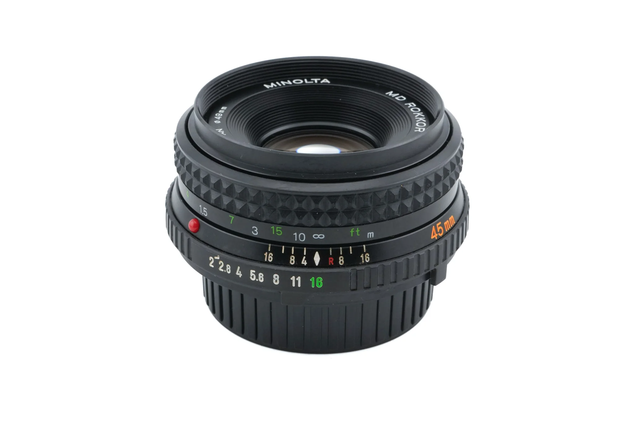 Minolta 45mm f2 MD Rokkor