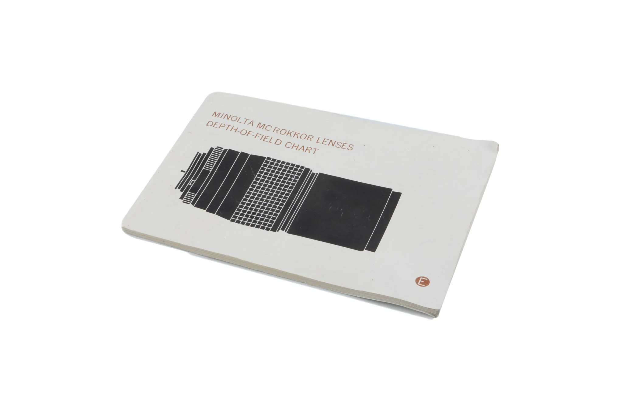 Minolta MC Rokkor Depth Of Field Chart
