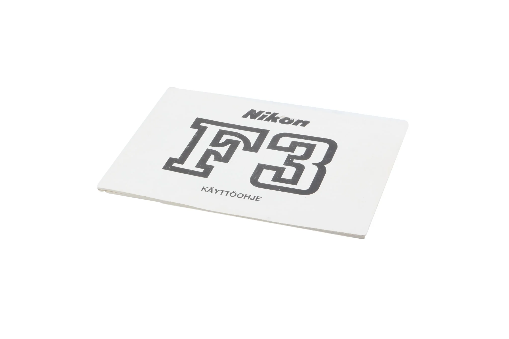 Nikon F3 Instructions