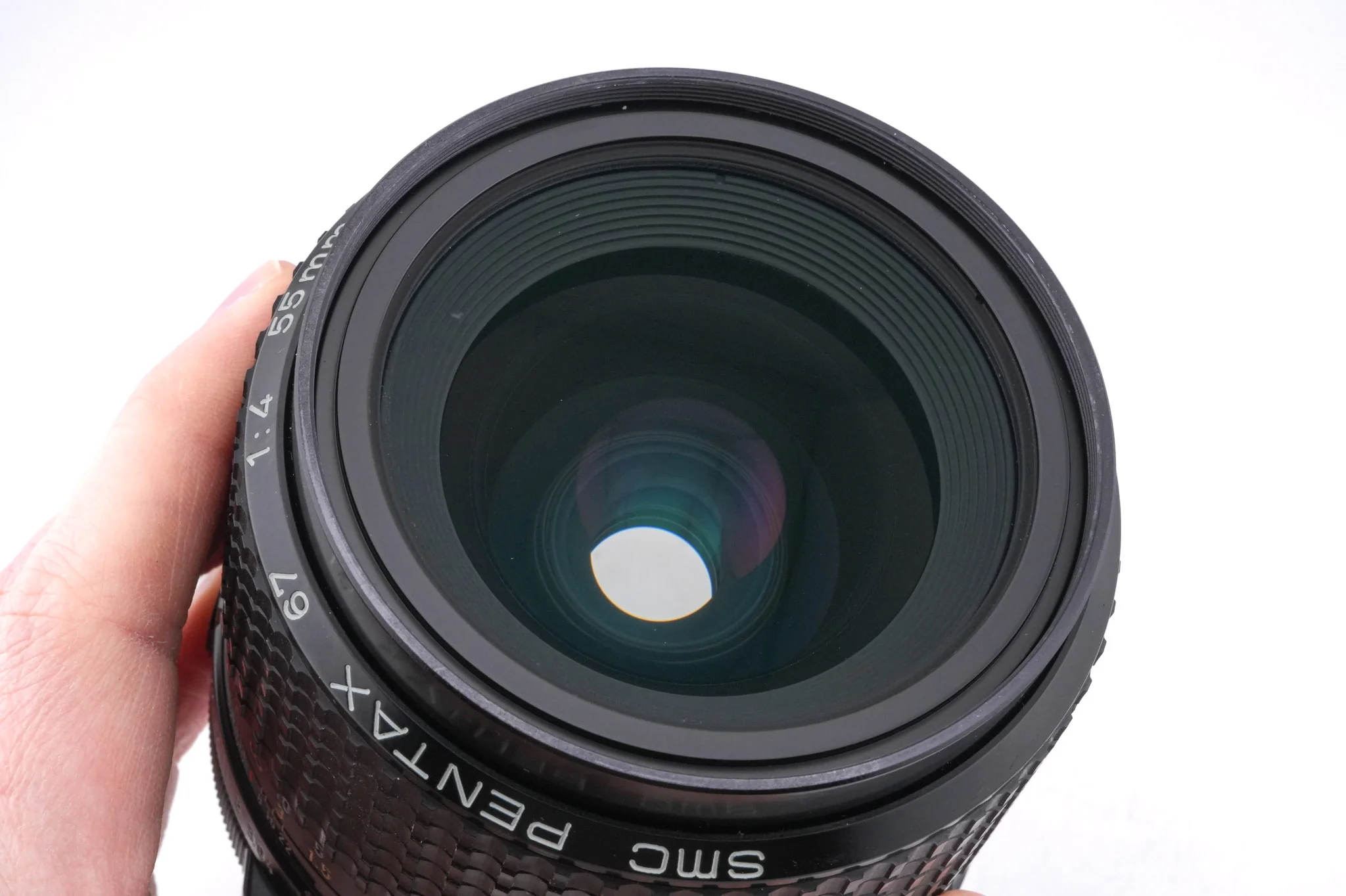 Pentax 55mm f4 SMC 67 + 77mm PH-SA Lens Hood - Image 5