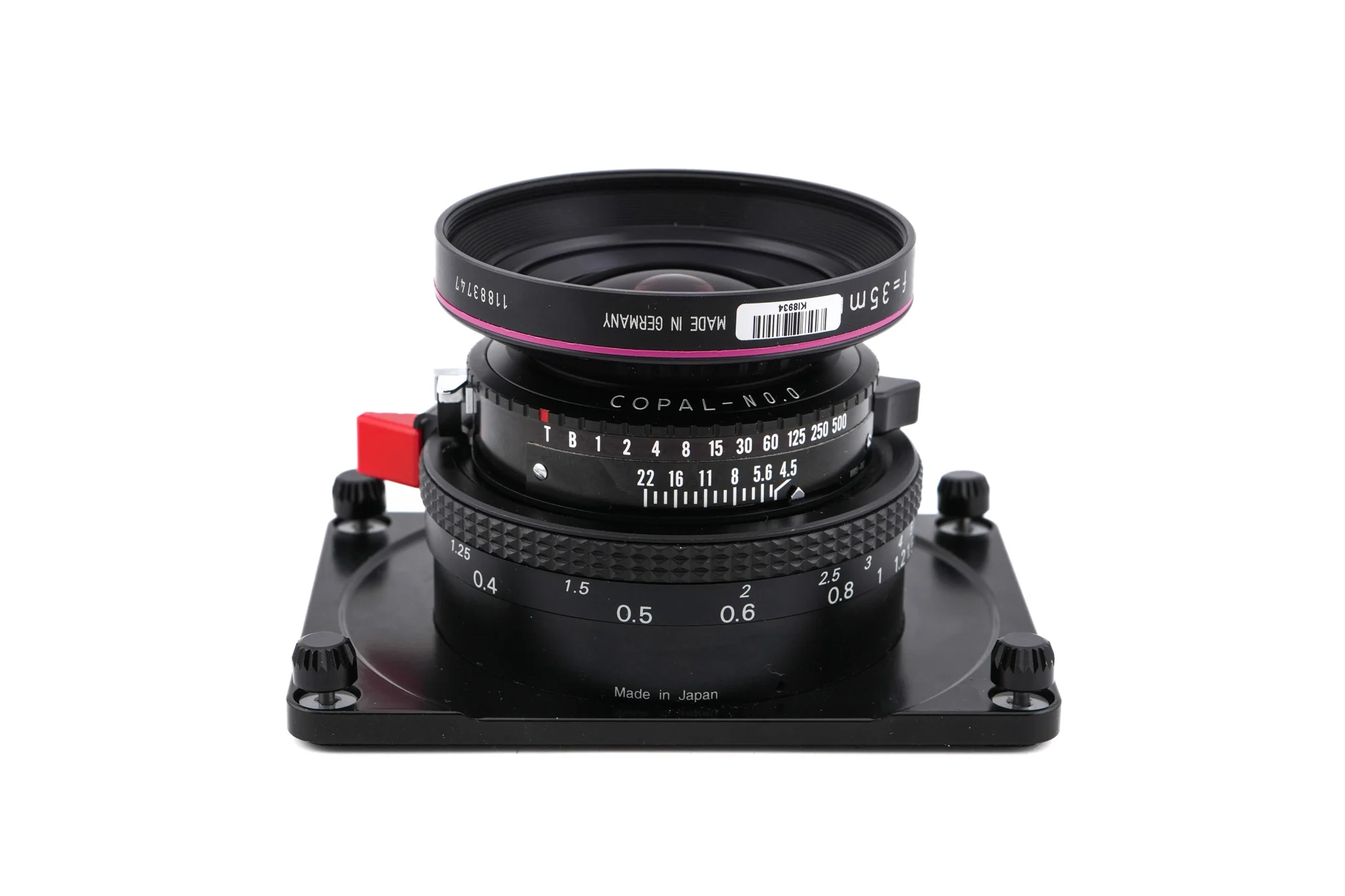 Rodenstock 35mm f4.5 APO-Sironar Digital (Shutter) + 67mm AR-Centerfilter f-stop +2.5 - Image 3