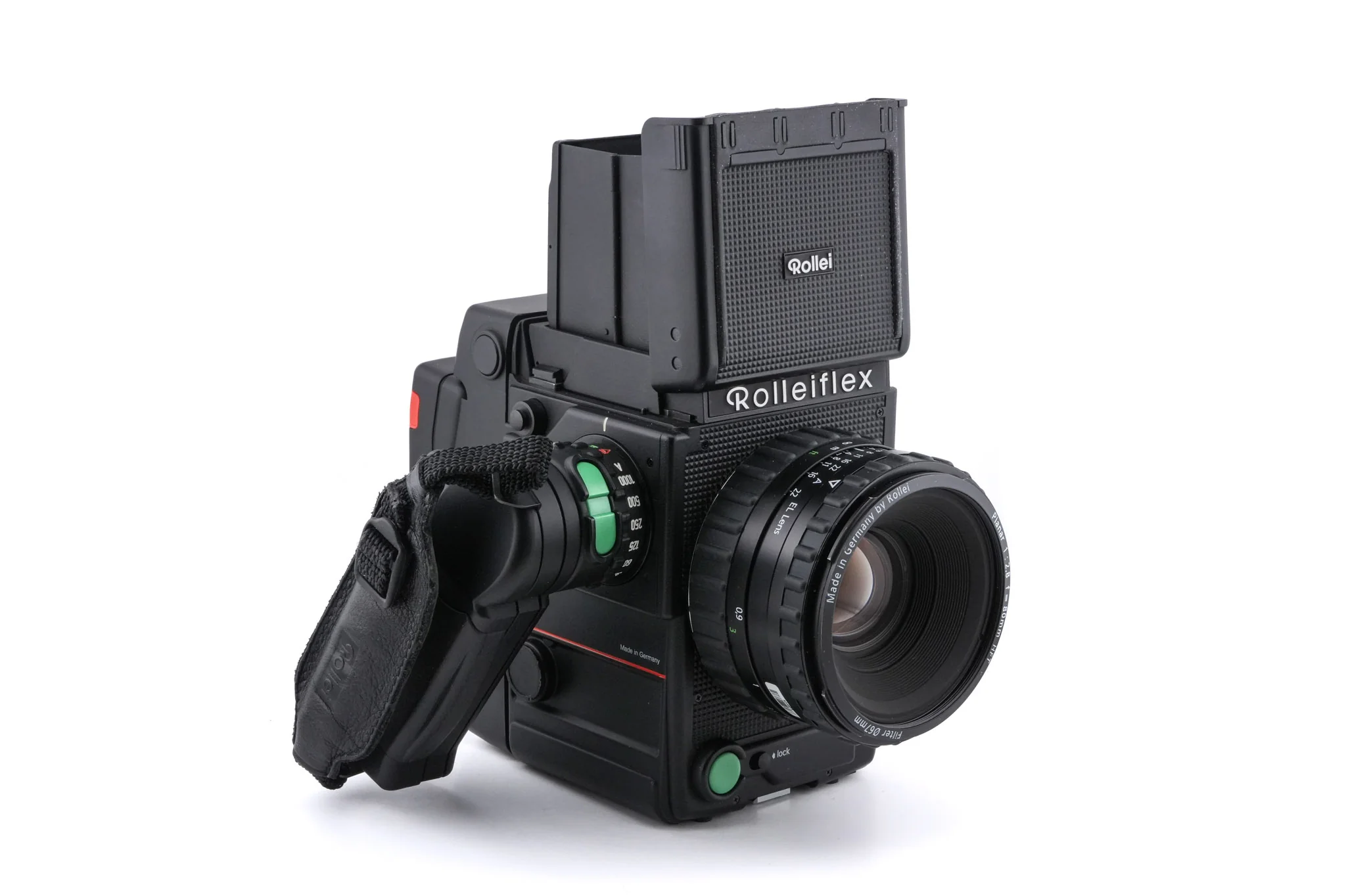 Rollei Rolleiflex 6008 Integral Professional + Action Grip + Rolleiflex Waist Level Finder + 4560 Film Magazine Adapter + 4560 Film Magazine + 80mm f2.8 Planar HFT EL - Image 2
