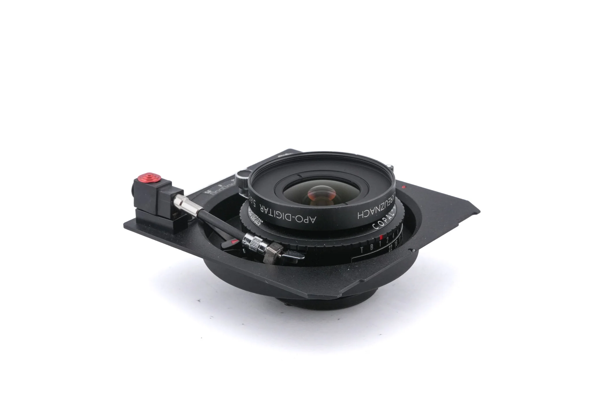 Schneider-Kreuznach 35mm f5.6 Apo-Digitar XL (Shutter) + 99 x 96 mm Technika Recessed Lens Board (Compur #00) - Image 2