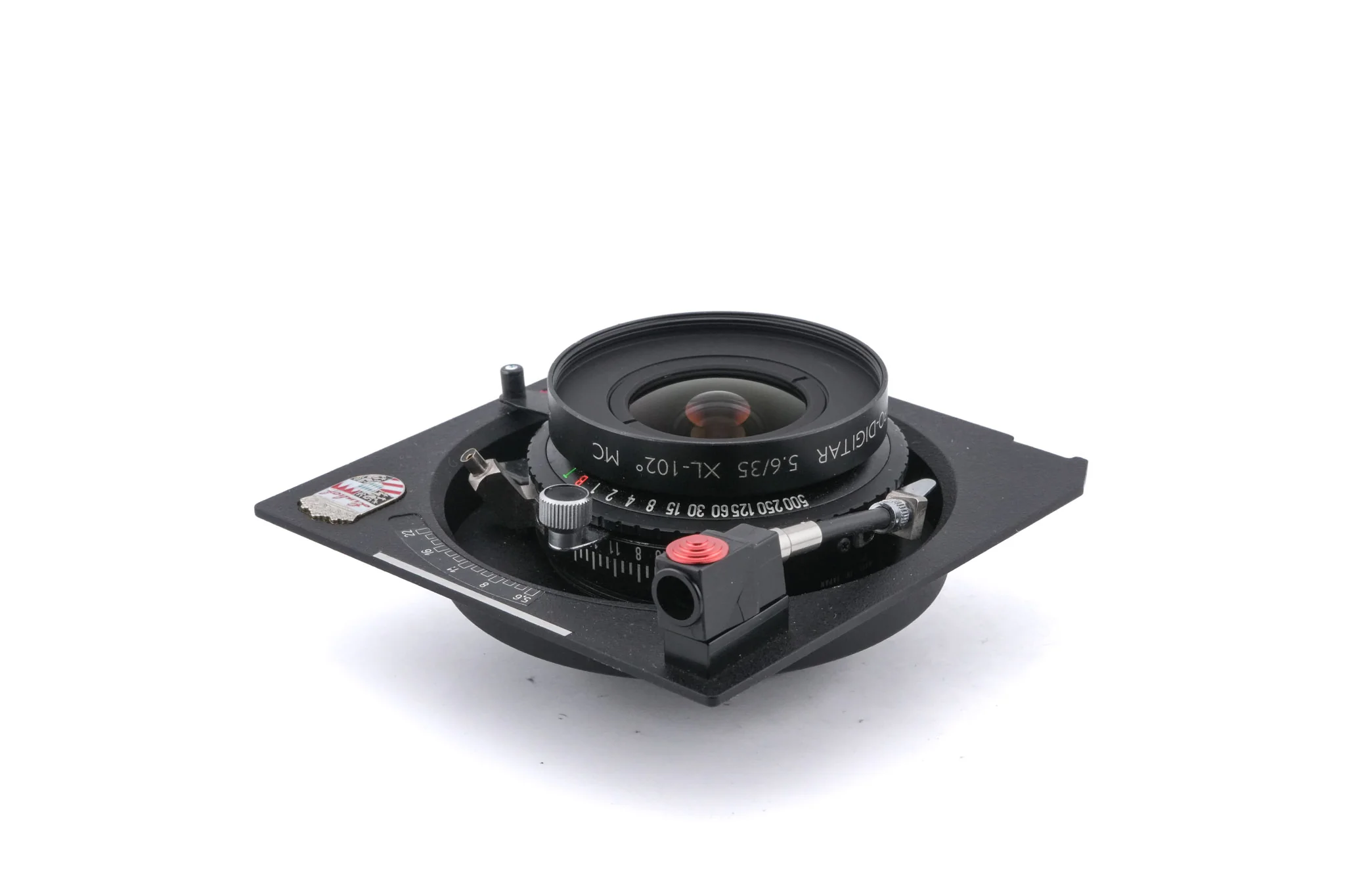 Schneider-Kreuznach 35mm f5.6 Apo-Digitar XL (Shutter) + 99 x 96 mm Technika Recessed Lens Board (Compur #00) - Image 3