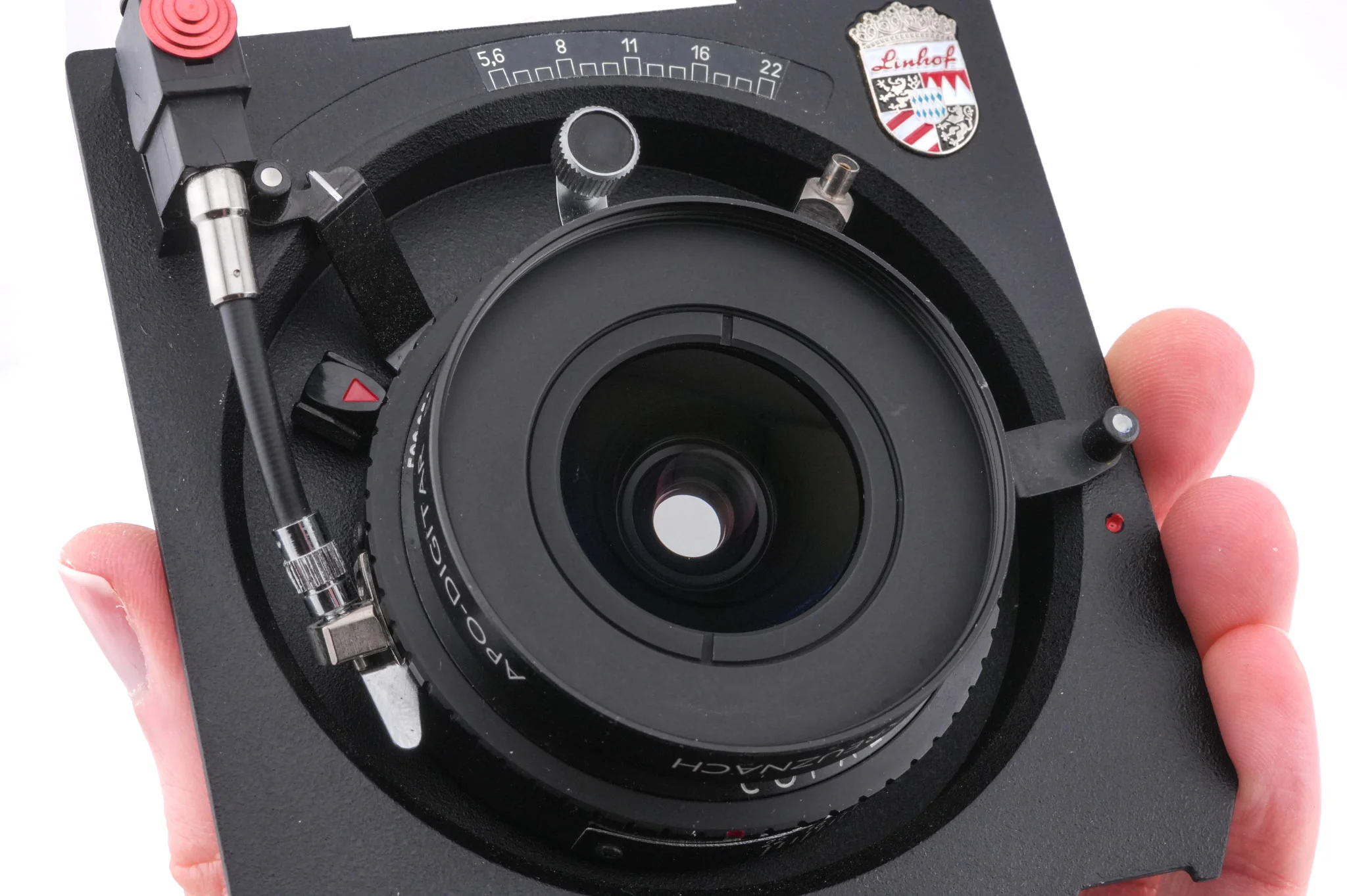 Schneider-Kreuznach 35mm f5.6 Apo-Digitar XL (Shutter) + 99 x 96 mm Technika Recessed Lens Board (Compur #00) - Image 6