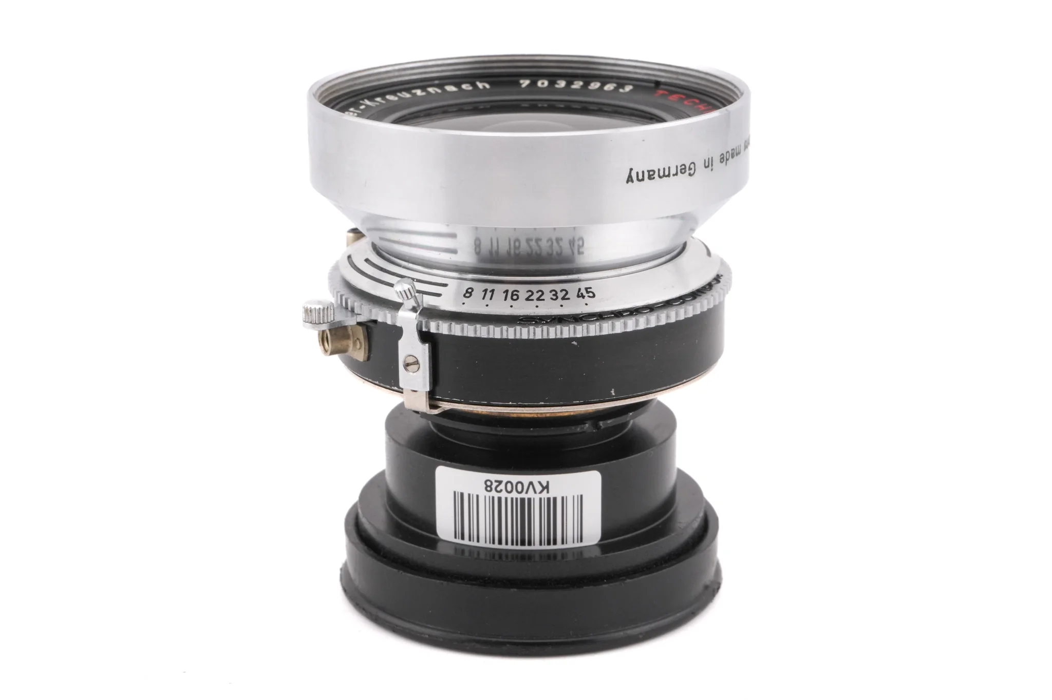 Schneider-Kreuznach 65mm f8 Super-Angulon (Shutter) - Image 2