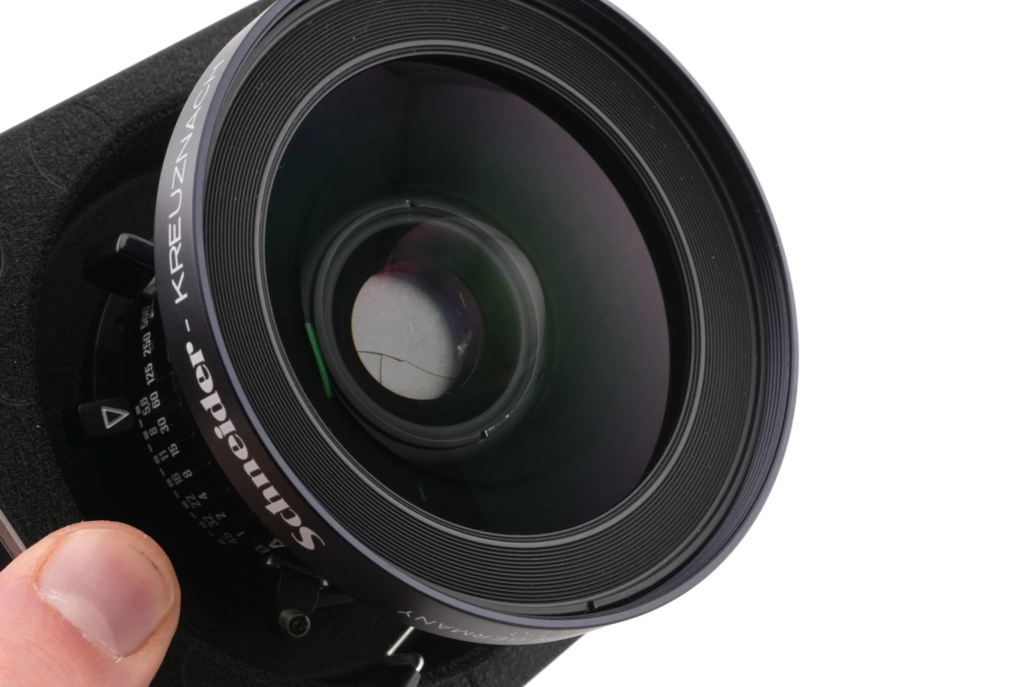 Schneider-Kreuznach 90mm f5.6 Super-Angulon Multicoating (Shutter) + 99 x 96 mm Technika Recessed Lens Board (Compur #00) - Image 5