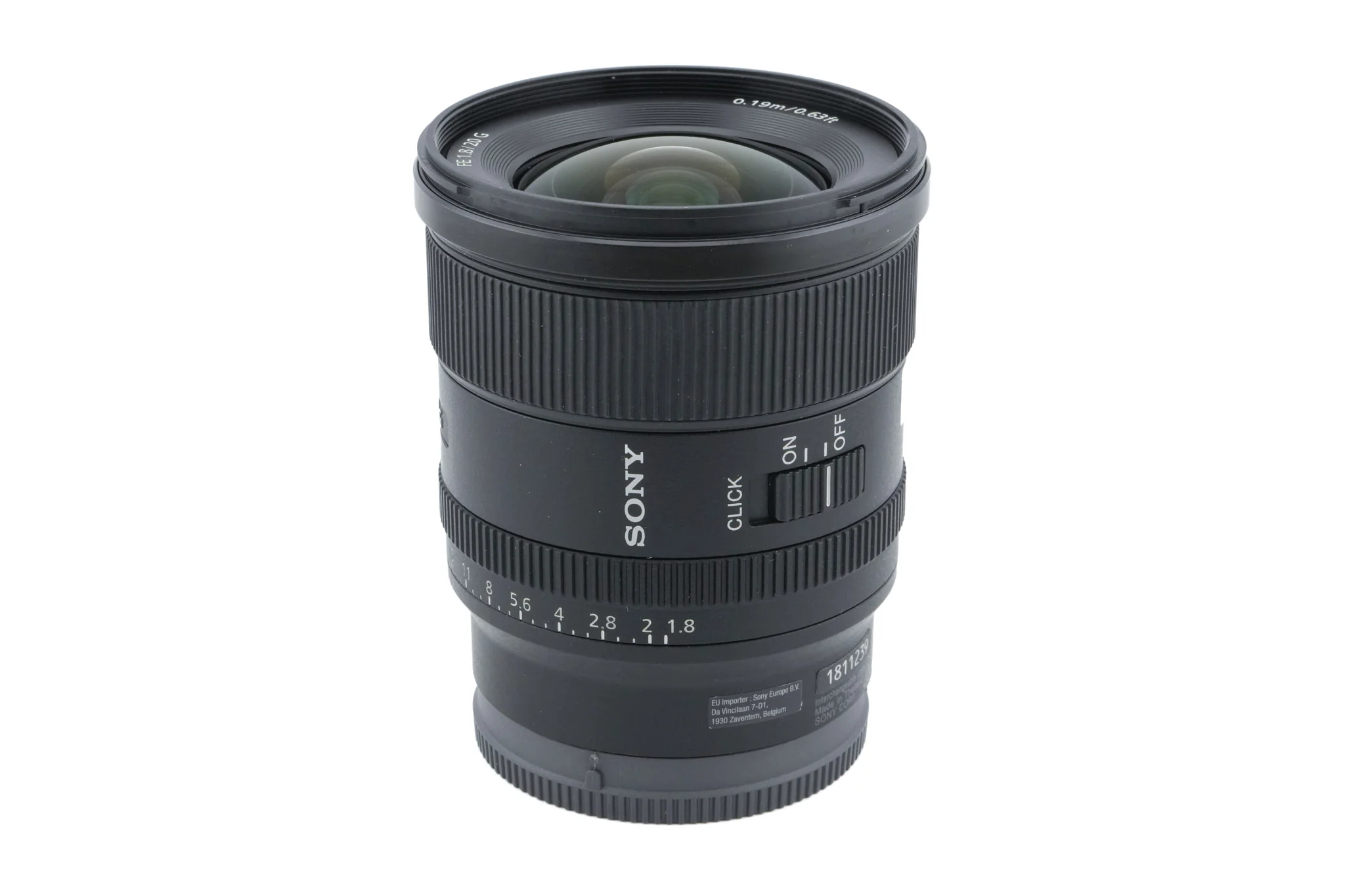 Sony 20mm f1.8 G (SEL20F18G) - Image 2