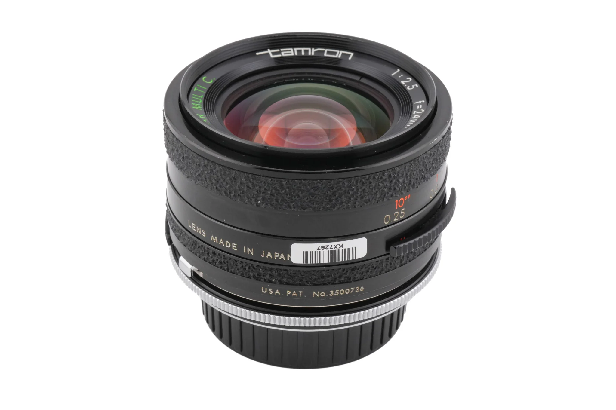 Tamron 24mm f2.5 BBAR MC (01B) + Adaptall  - Minolta MD Adapter - Image 2