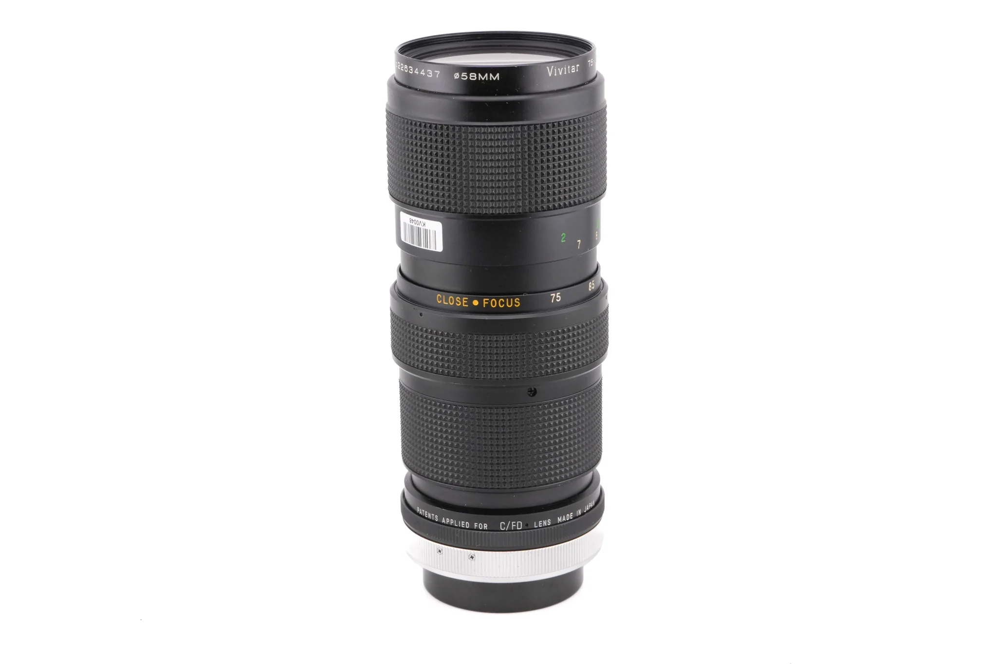 Vivitar 75-205mm f3.8 Close Focusing Auto Zoom - Image 2